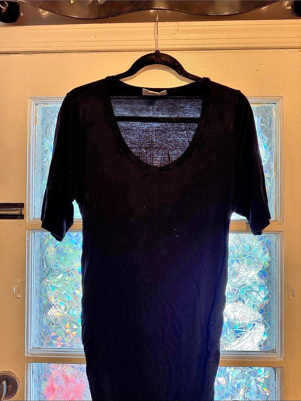 Motherhood Black Midi Dress Size Large